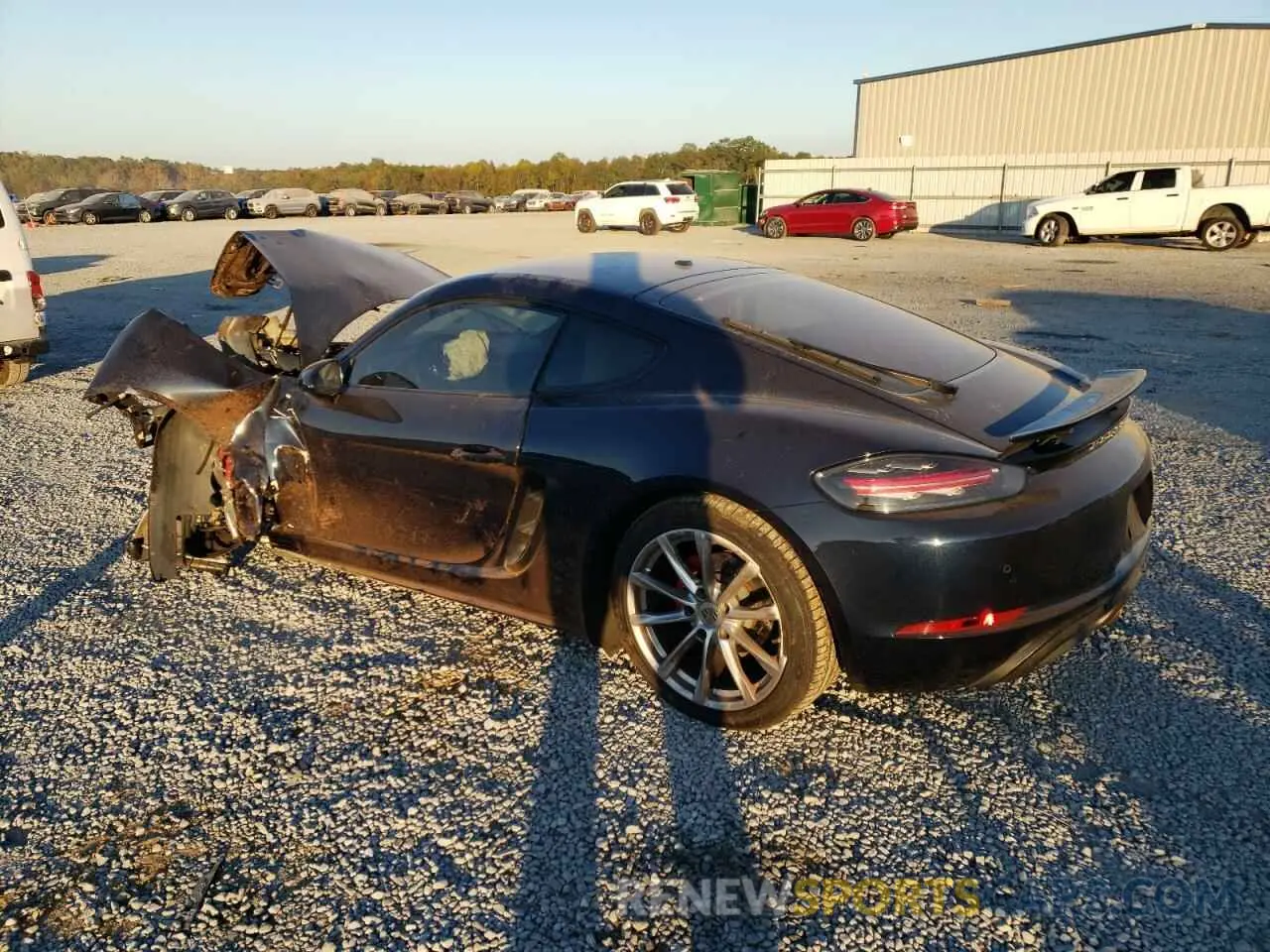 2 Photograph of a damaged car WP0AB2A8XKS278183 PORSCHE CAYMAN 2019