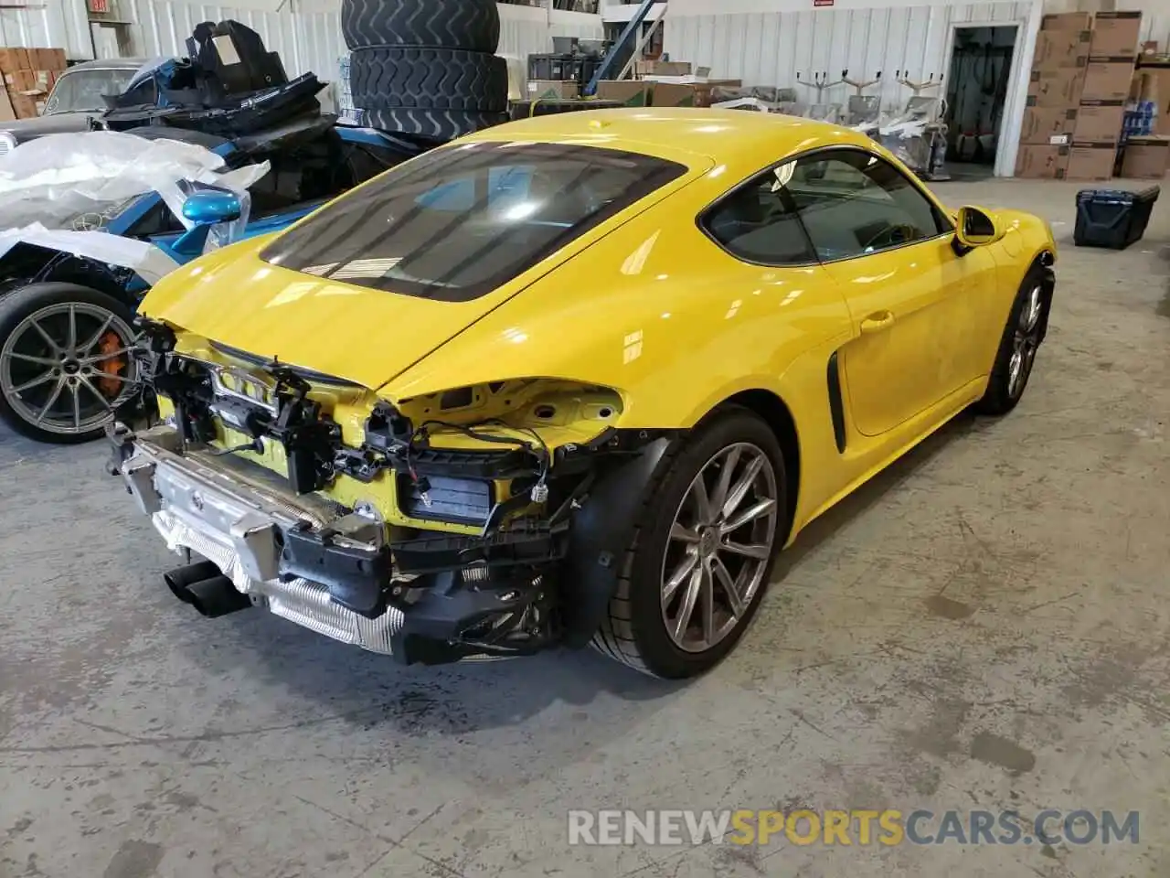 4 Photograph of a damaged car WP0AA2A88MS260237 PORSCHE CAYMAN 2021