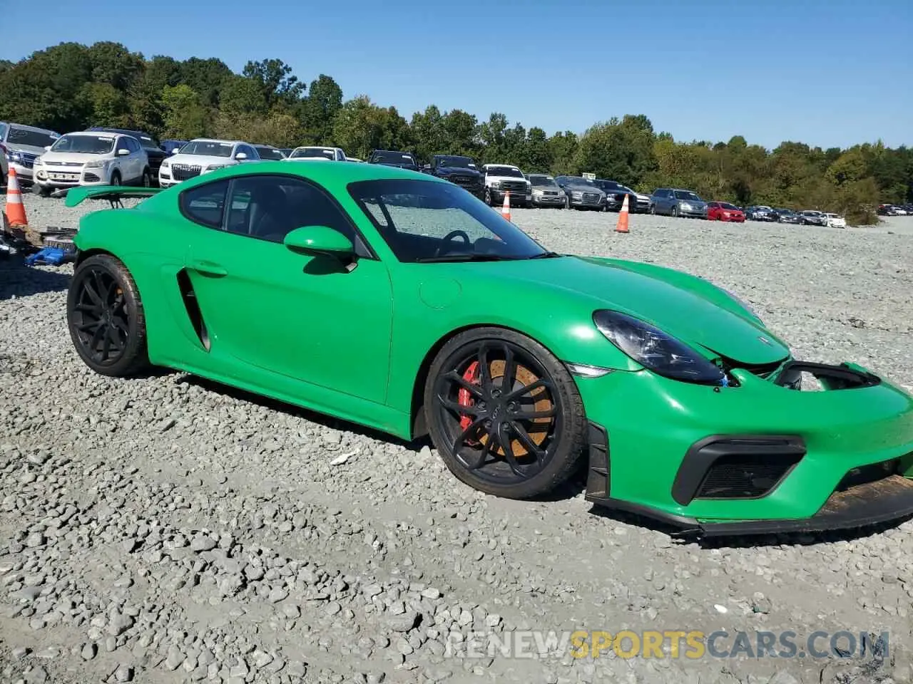 4 Photograph of a damaged car WP0AC2A84MK289230 PORSCHE CAYMAN 2021