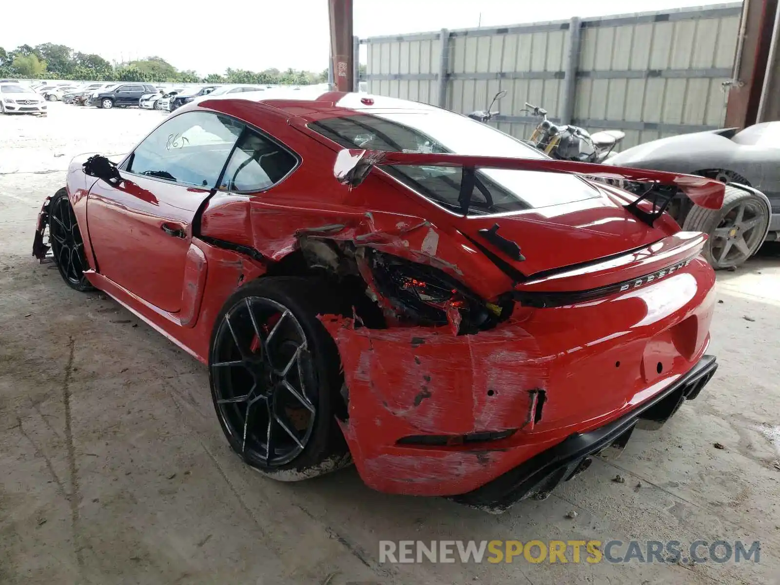 3 Photograph of a damaged car WP0AC2A84MK289308 PORSCHE CAYMAN 2021