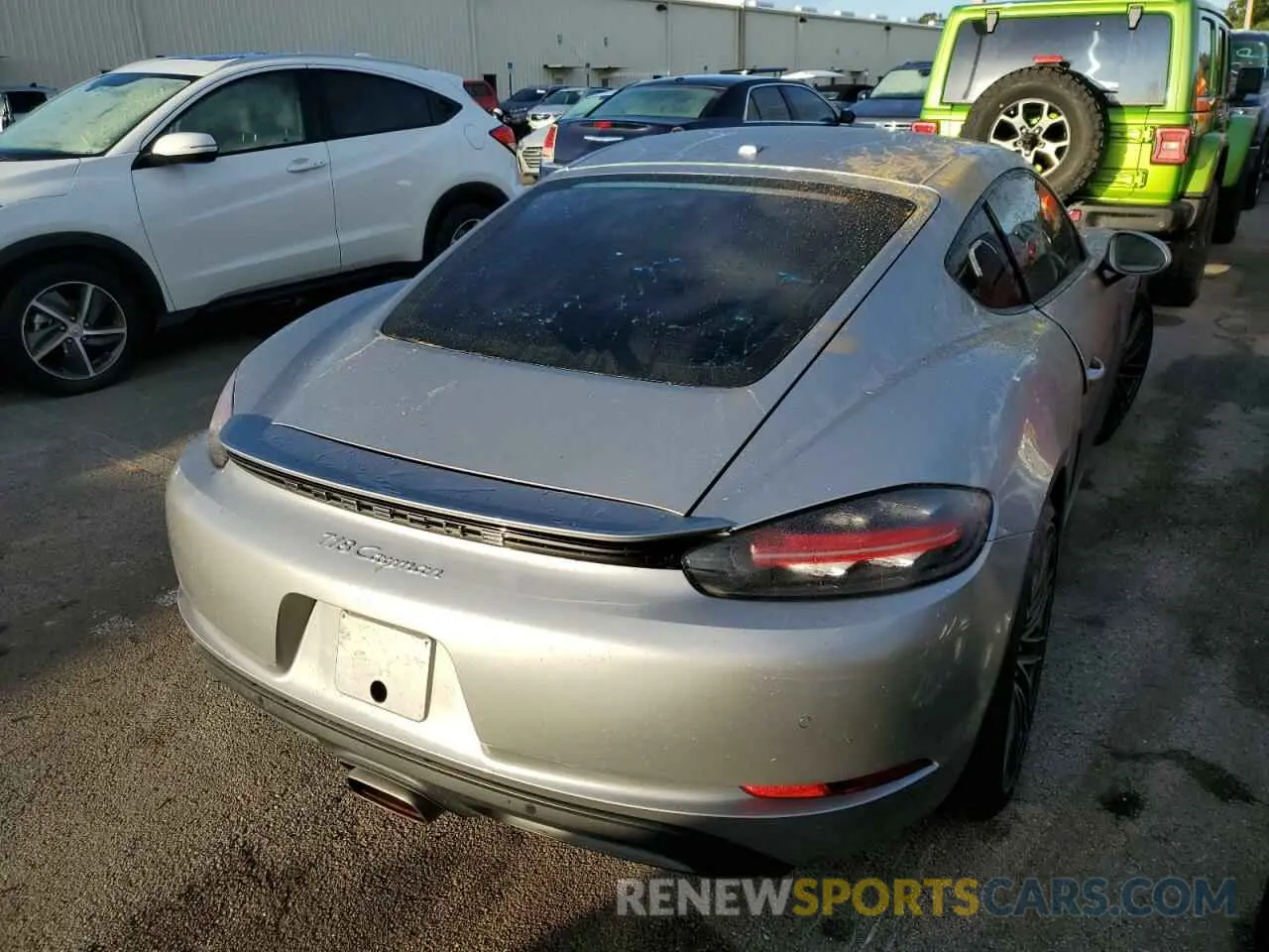 3 Photograph of a damaged car WP0AA2A84NS255294 PORSCHE CAYMAN 2022