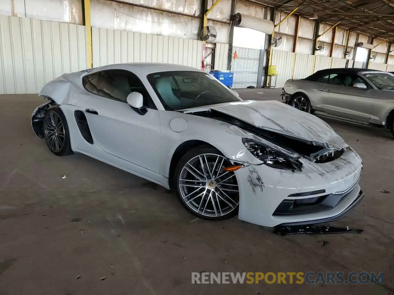 4 Photograph of a damaged car WP0AD2A80NS268065 PORSCHE CAYMAN 2022