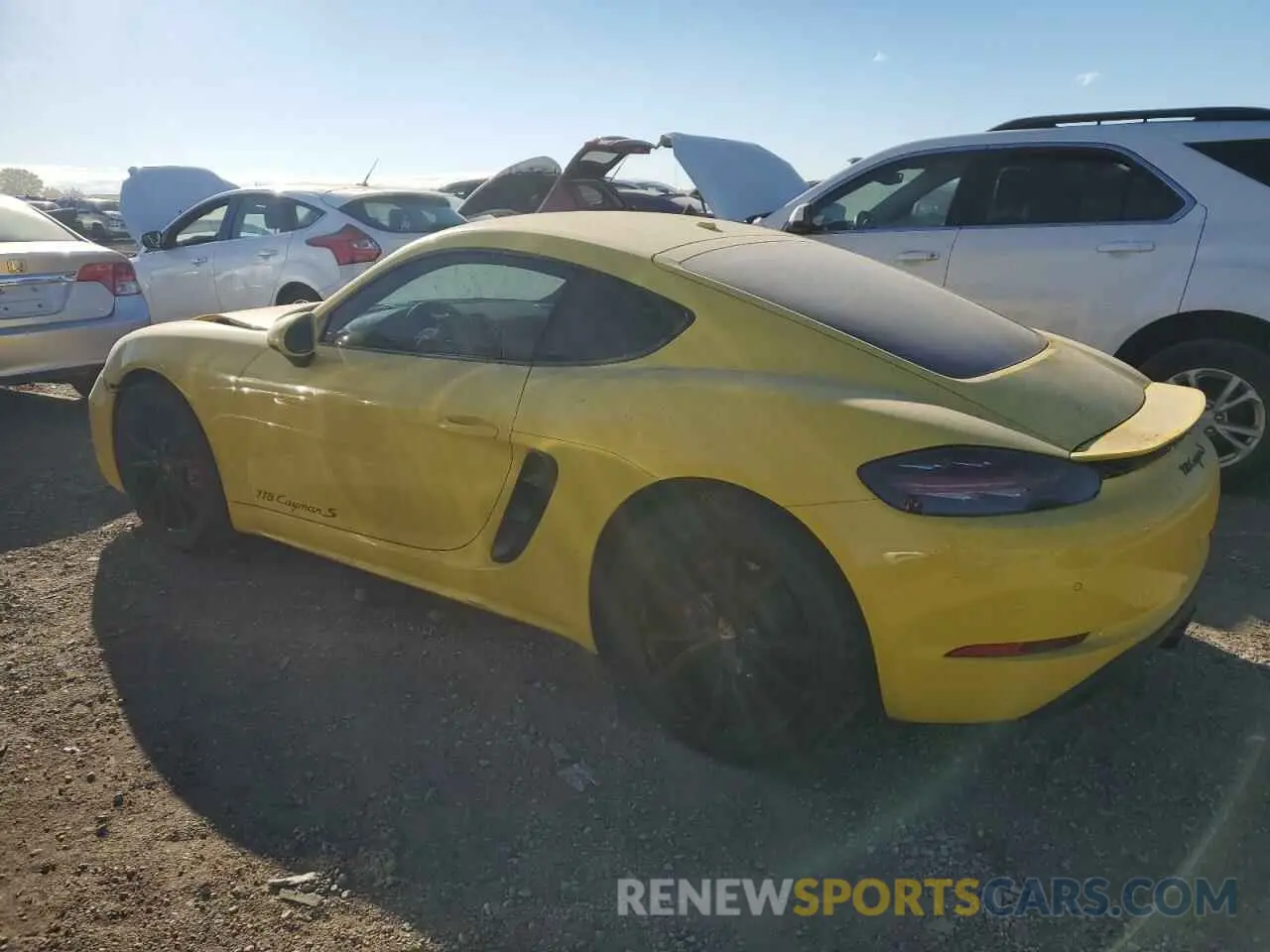 2 Photograph of a damaged car WP0AB2A88PK268128 PORSCHE CAYMAN 2023