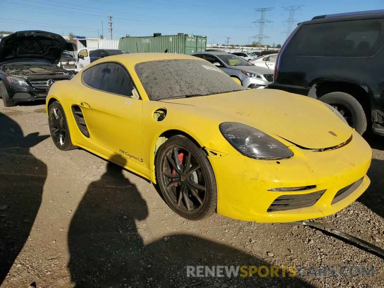 4 Photograph of a damaged car WP0AB2A88PK268128 PORSCHE CAYMAN 2023