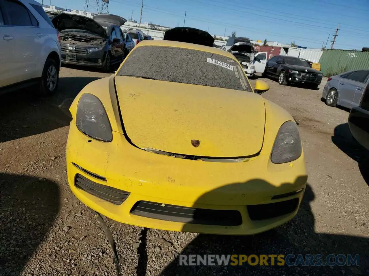 5 Photograph of a damaged car WP0AB2A88PK268128 PORSCHE CAYMAN 2023
