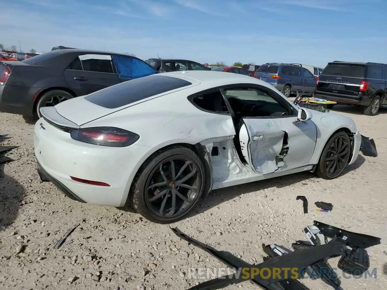 3 Photograph of a damaged car WP0AA2A82RK256014 PORSCHE CAYMAN 2024