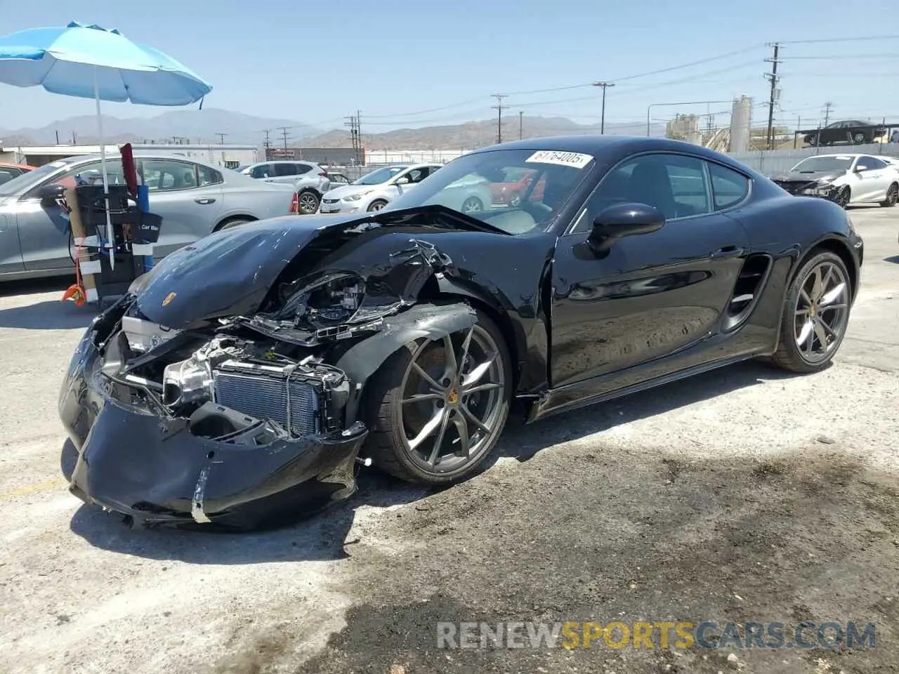 1 Photograph of a damaged car WP0AA2A86RK255299 PORSCHE CAYMAN 2024