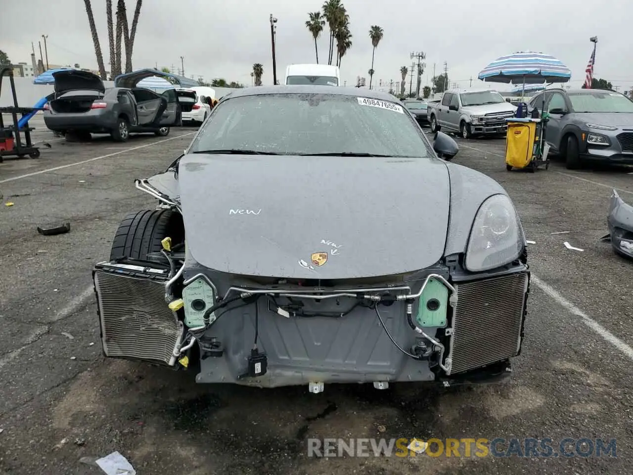 5 Photograph of a damaged car WP0AA2A88RK255448 PORSCHE CAYMAN 2024