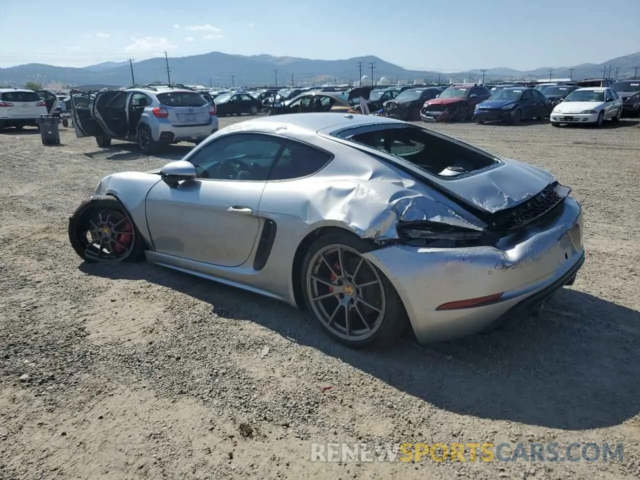 2 Photograph of a damaged car WP0AD2A89RK269365 PORSCHE CAYMAN 2024