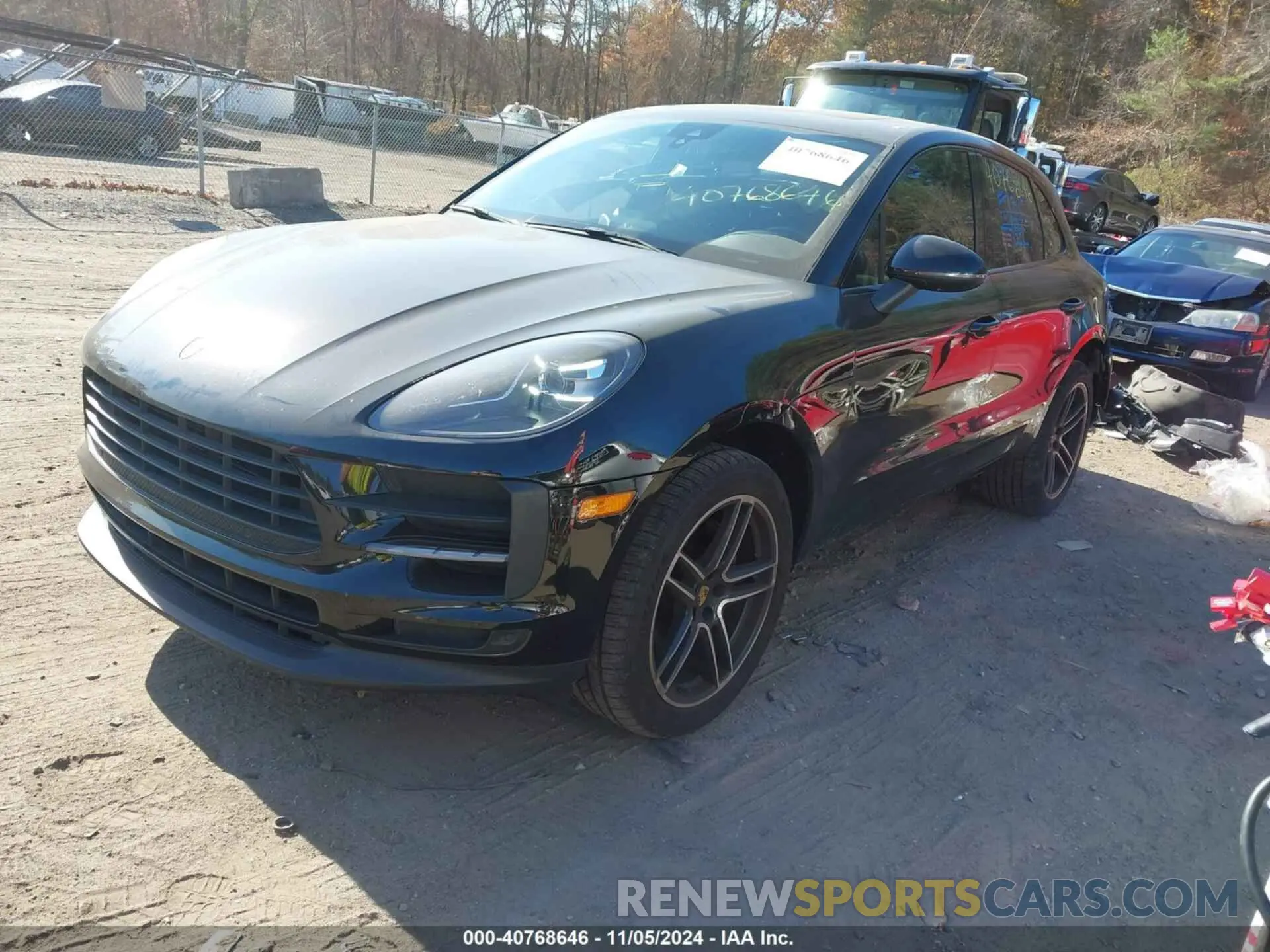 2 Photograph of a damaged car WP1AA2A51KLB01099 PORSCHE MACAN 2019