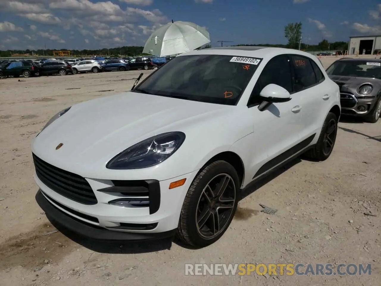 2 Photograph of a damaged car WP1AA2A51KLB04665 PORSCHE MACAN 2019