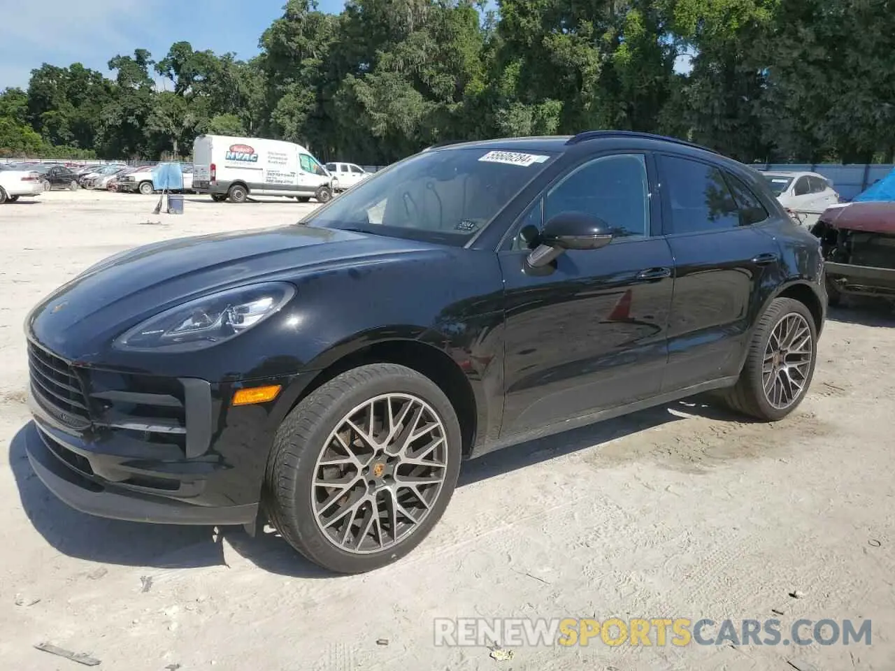 1 Photograph of a damaged car WP1AA2A54KLB09004 PORSCHE MACAN 2019