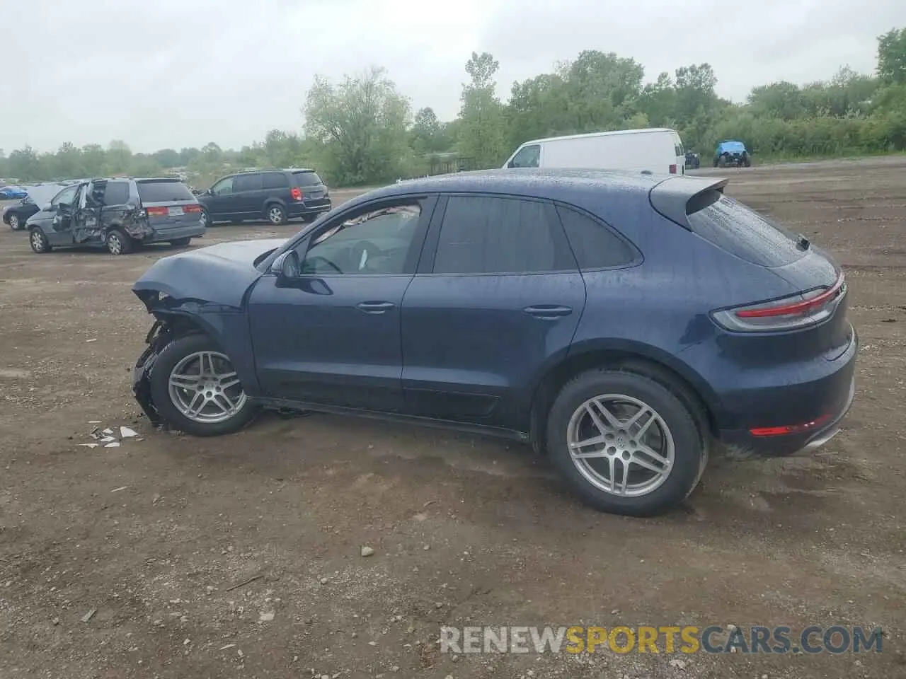 2 Photograph of a damaged car WP1AA2A55KLB09027 PORSCHE MACAN 2019