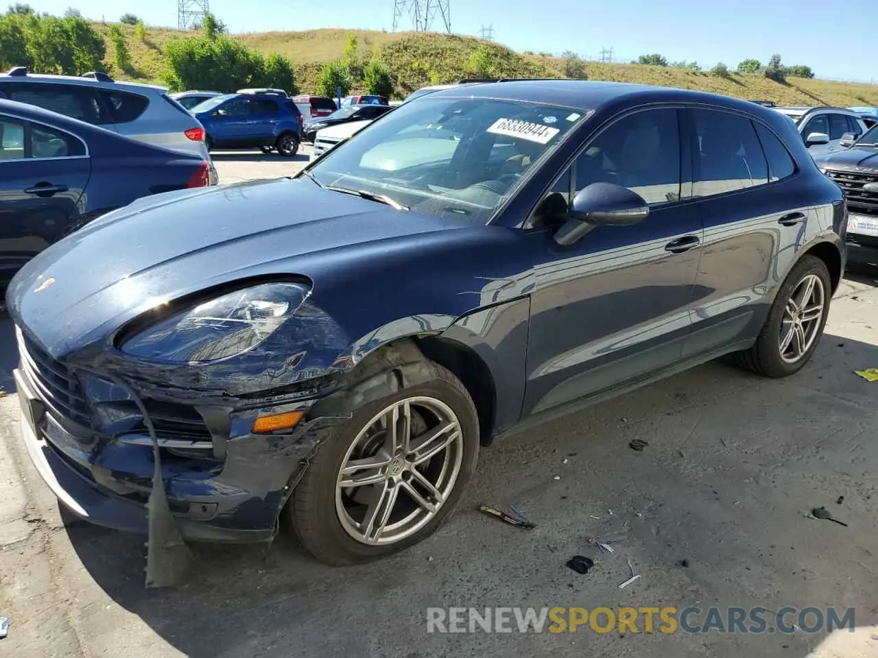 1 Photograph of a damaged car WP1AA2A58KLB04453 PORSCHE MACAN 2019