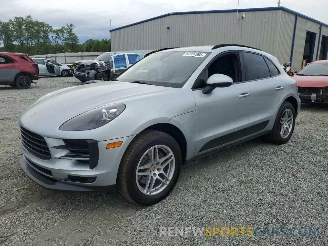 1 Photograph of a damaged car WP1AA2A58KLB05313 PORSCHE MACAN 2019
