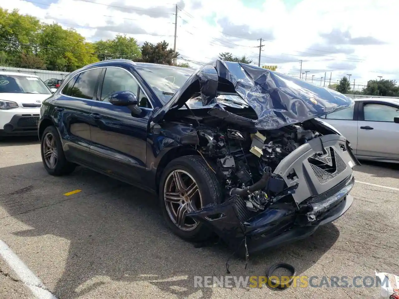 1 Photograph of a damaged car WP1AB2A51KLB30762 PORSCHE MACAN 2019