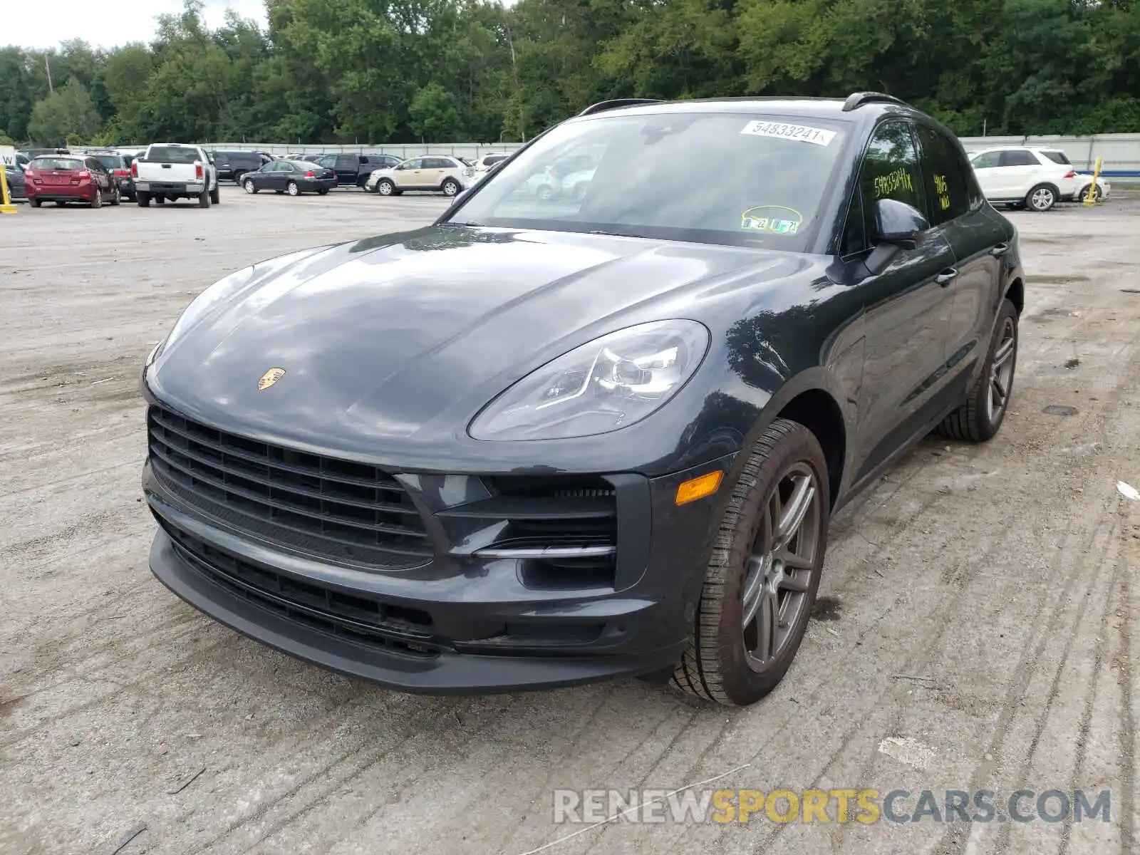 2 Photograph of a damaged car WP1AB2A51KLB33452 PORSCHE MACAN 2019