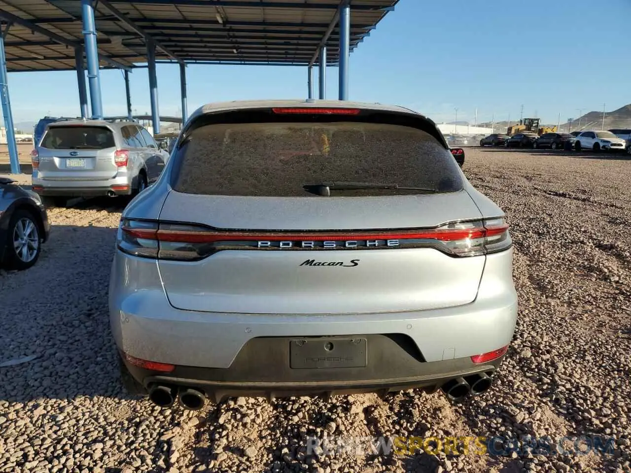 6 Photograph of a damaged car WP1AB2A53KLB30813 PORSCHE MACAN 2019