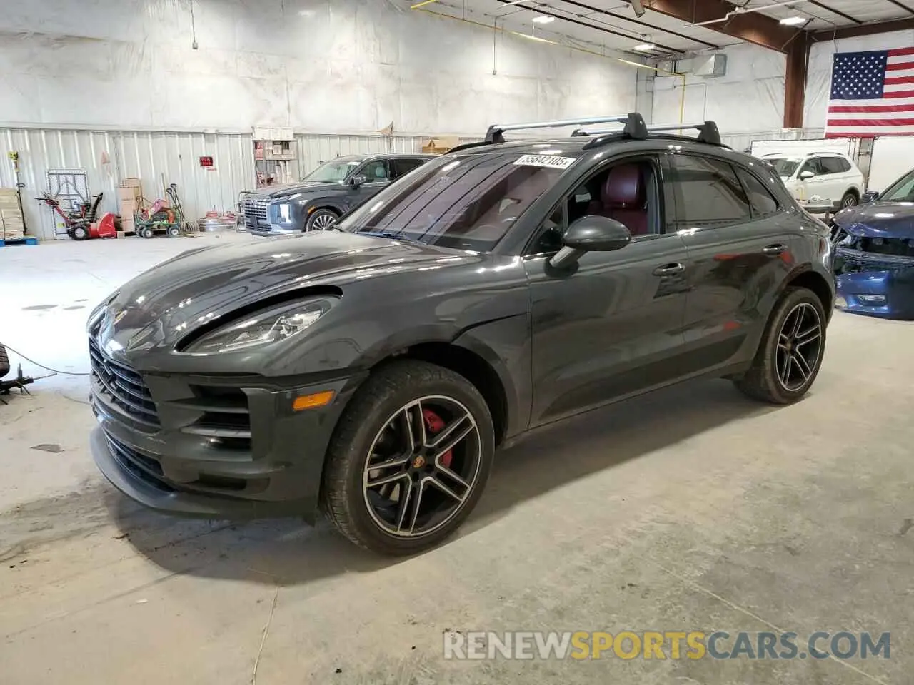 1 Photograph of a damaged car WP1AB2A59KLB30217 PORSCHE MACAN 2019