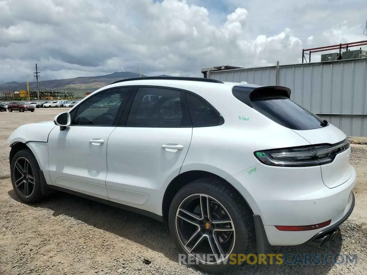 2 Photograph of a damaged car WP1AB2A5XKLB34020 PORSCHE MACAN 2019