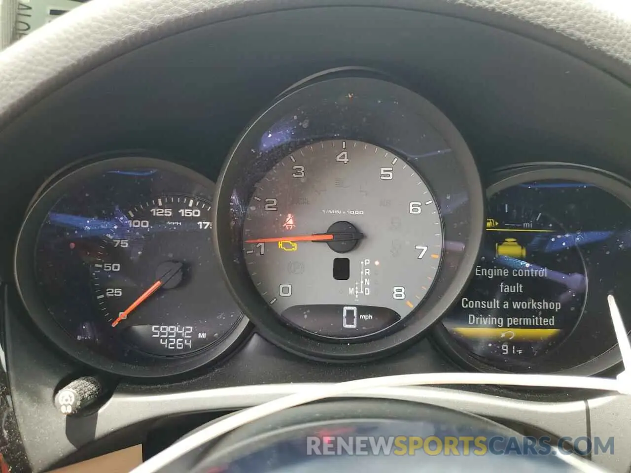 9 Photograph of a damaged car WP1AB2A5XKLB34020 PORSCHE MACAN 2019