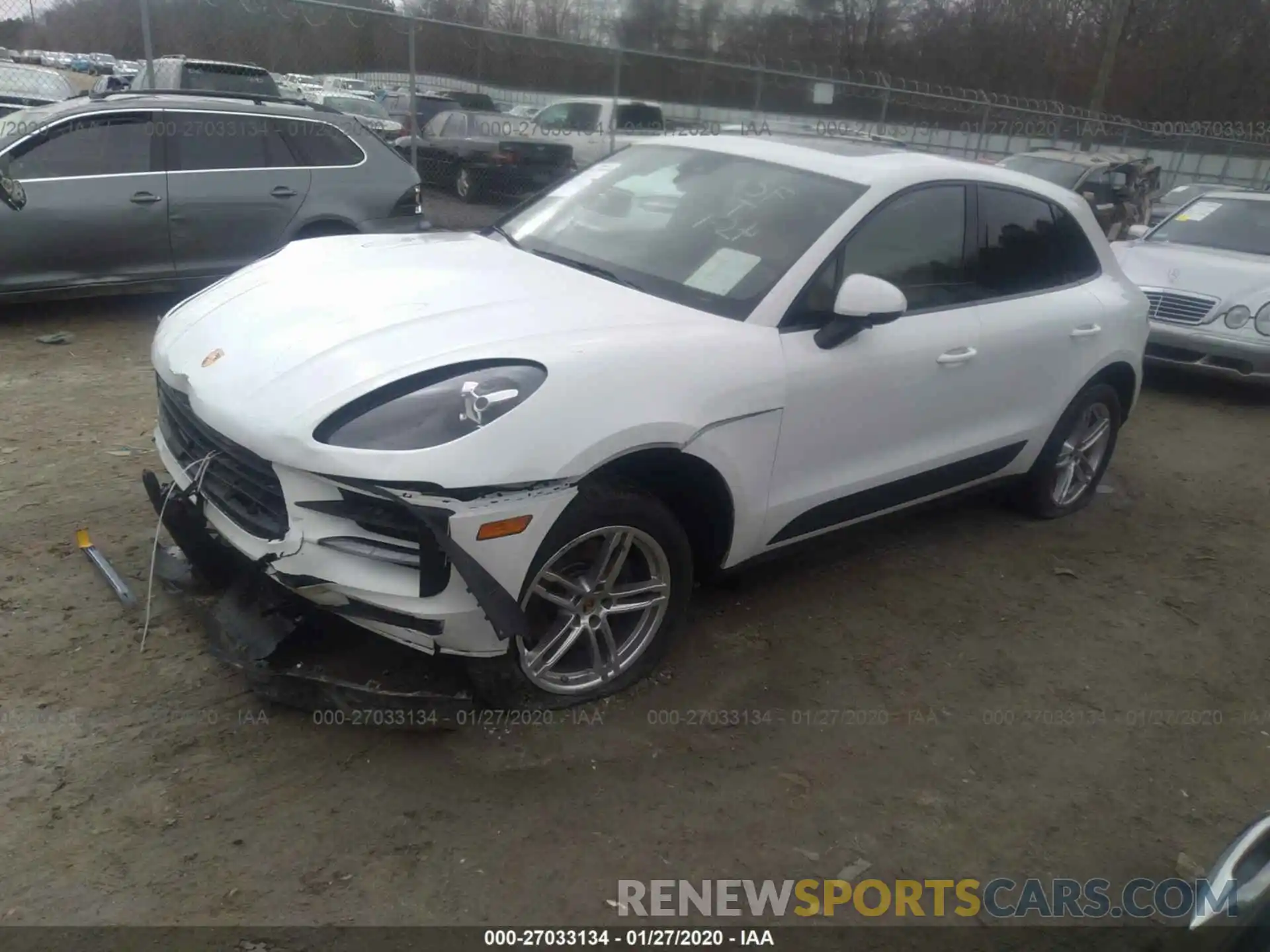 2 Photograph of a damaged car WP1AA2A50LLB00334 PORSCHE MACAN 2020