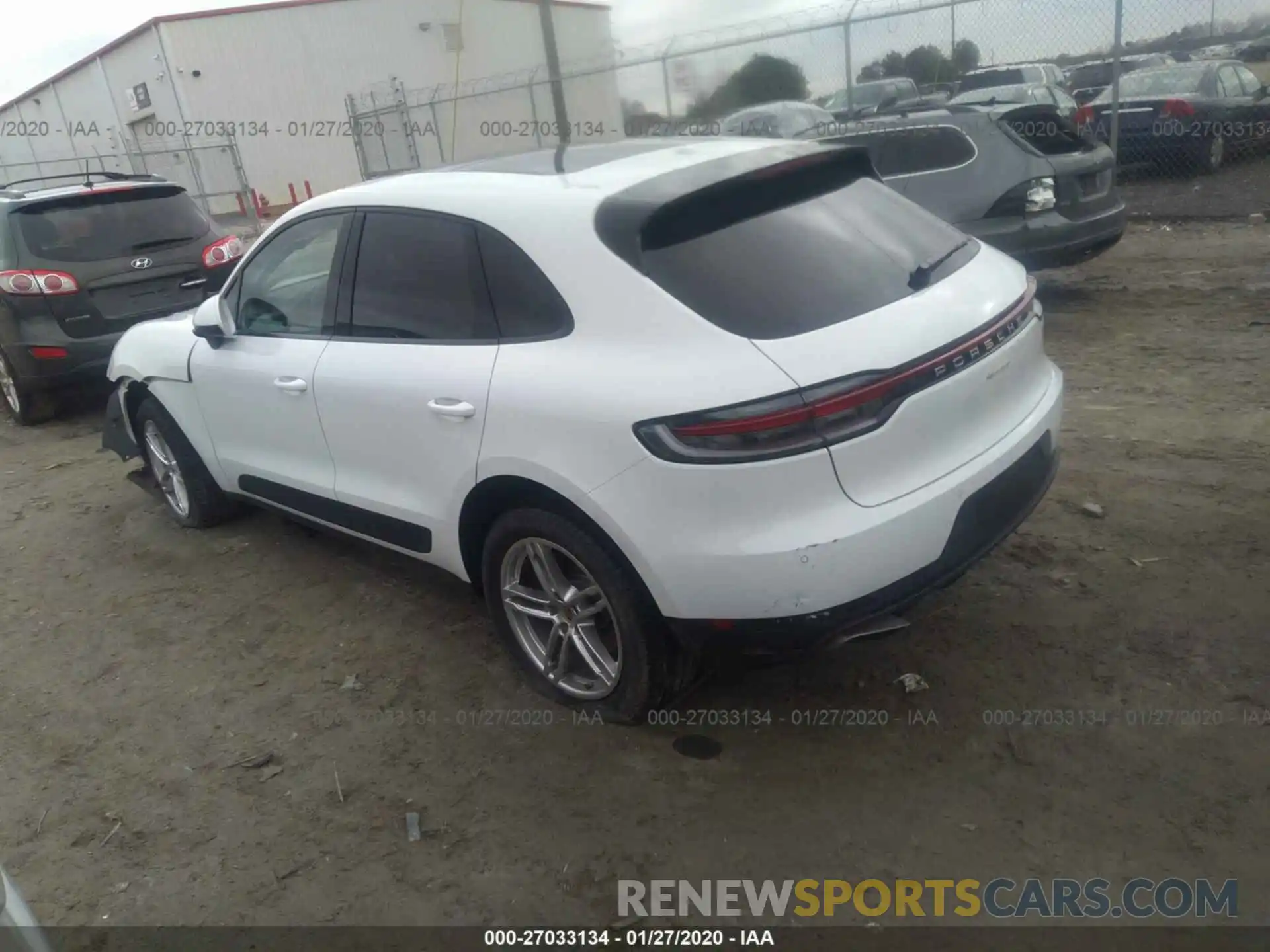 3 Photograph of a damaged car WP1AA2A50LLB00334 PORSCHE MACAN 2020