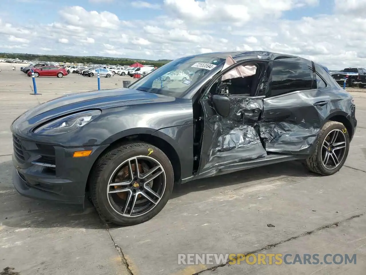 1 Photograph of a damaged car WP1AA2A50LLB02309 PORSCHE MACAN 2020