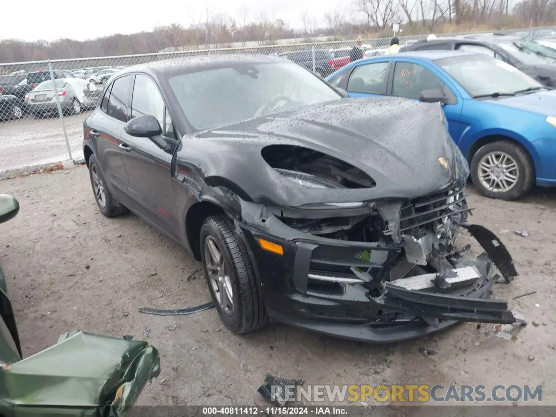 1 Photograph of a damaged car WP1AA2A51LLB03131 PORSCHE MACAN 2020