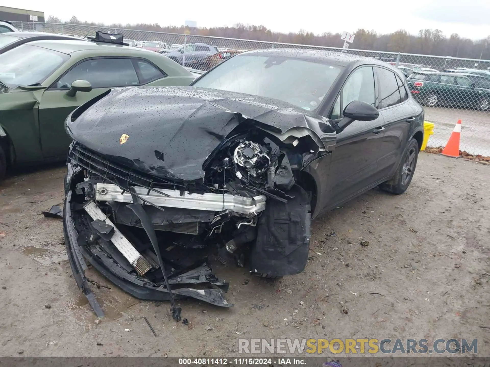 2 Photograph of a damaged car WP1AA2A51LLB03131 PORSCHE MACAN 2020