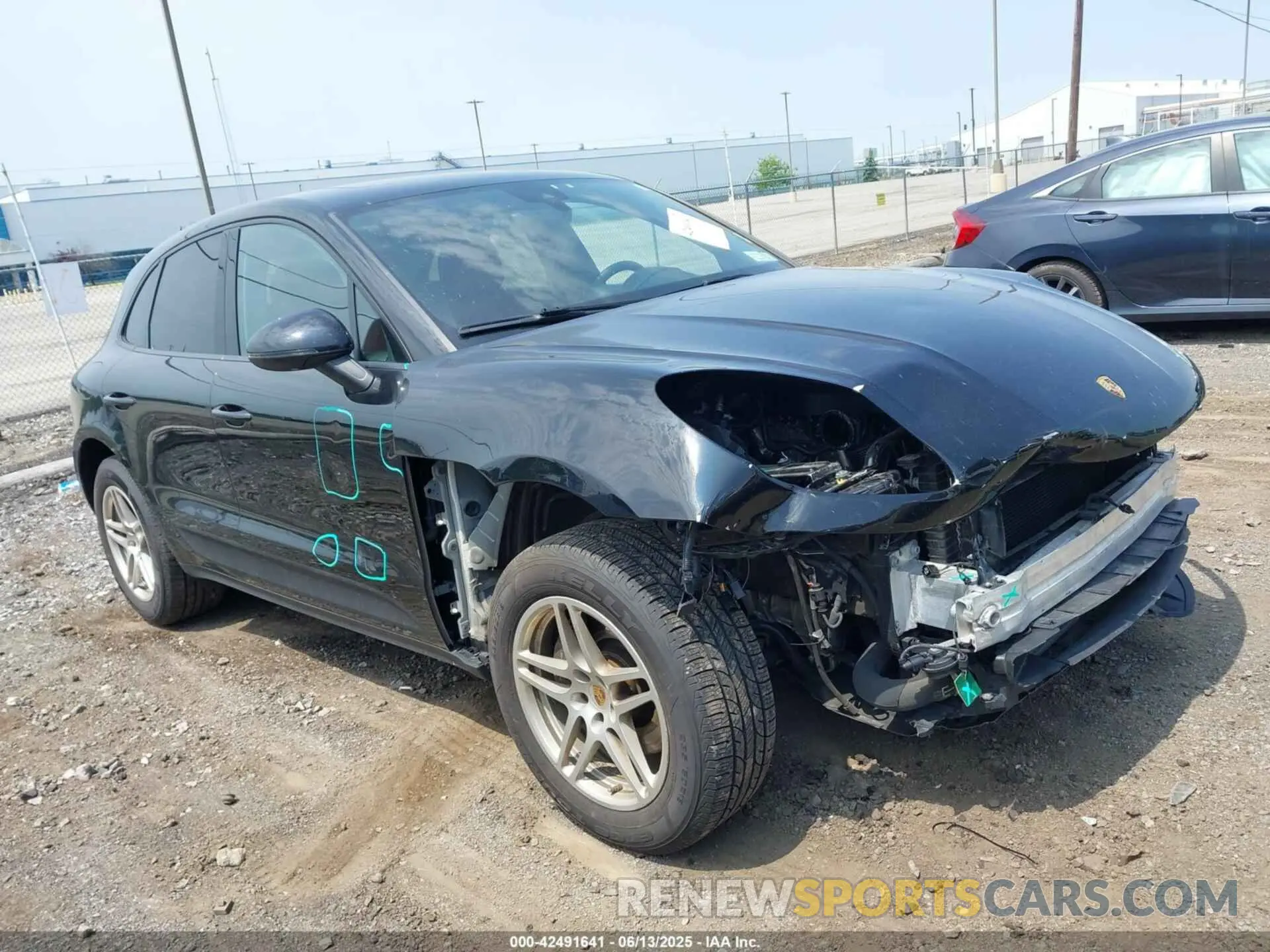 1 Photograph of a damaged car WP1AA2A51LLB10709 PORSCHE MACAN 2020