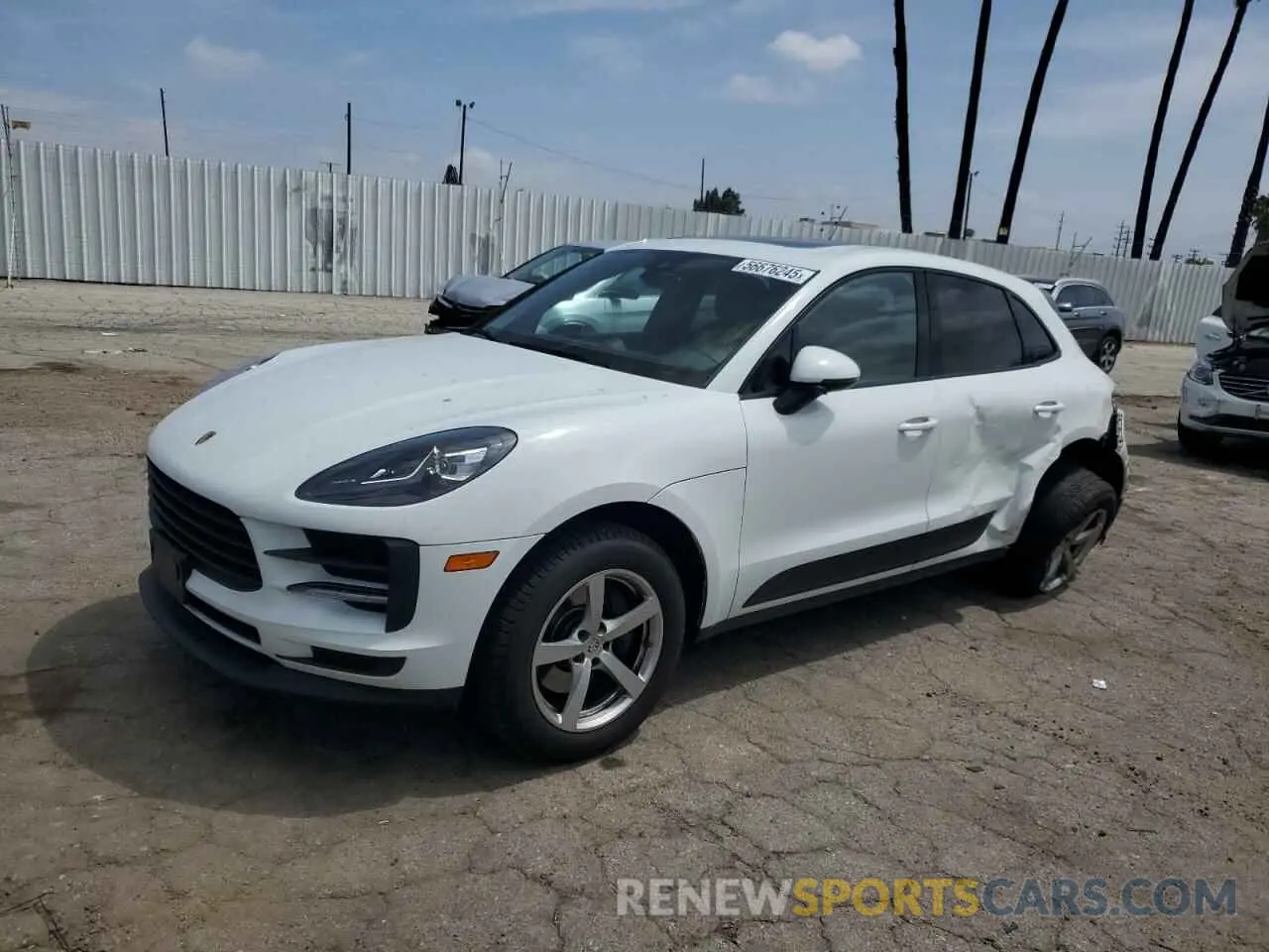 1 Photograph of a damaged car WP1AA2A52LLB06944 PORSCHE MACAN 2020