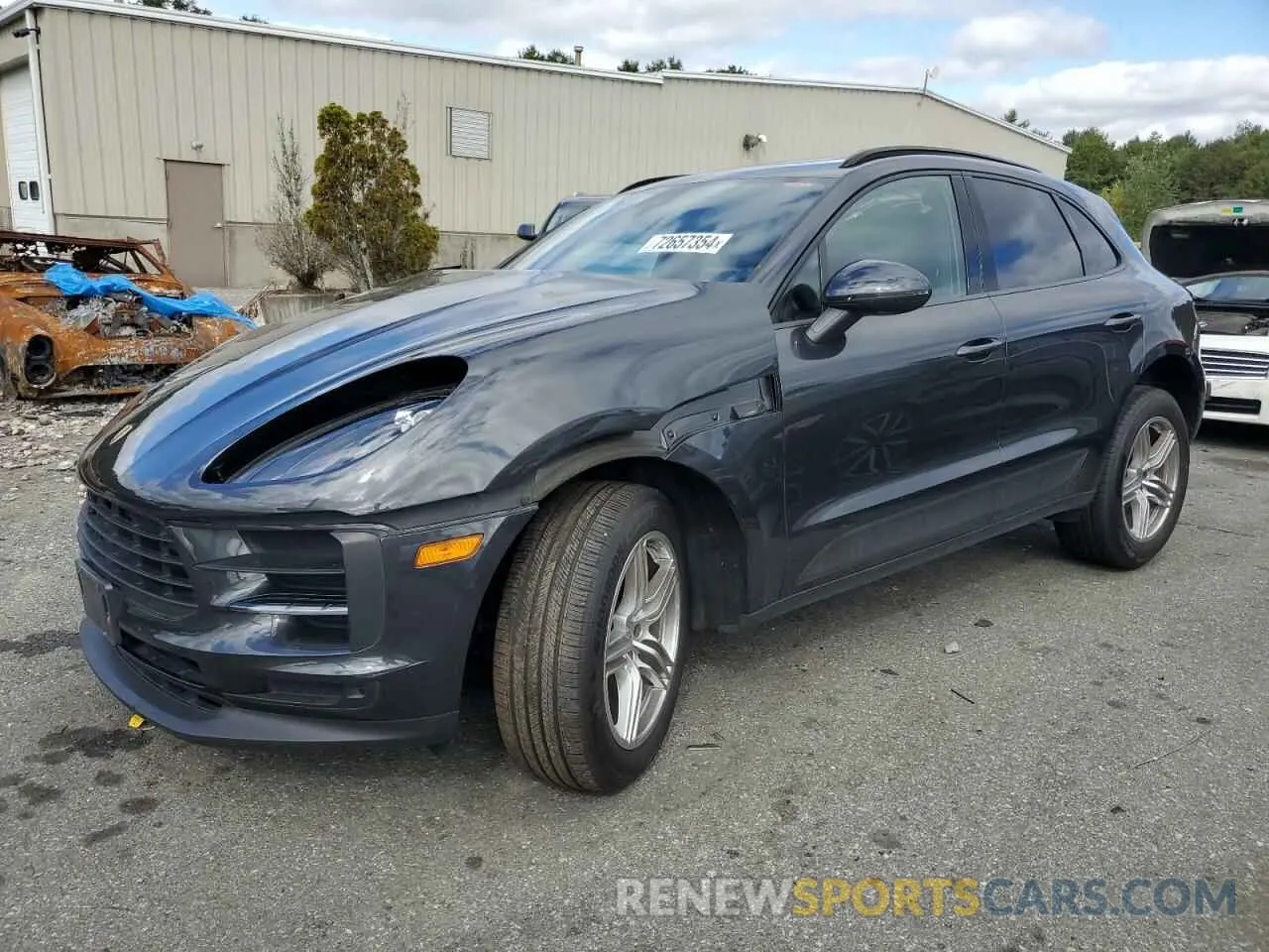 1 Photograph of a damaged car WP1AA2A52LLB07401 PORSCHE MACAN 2020