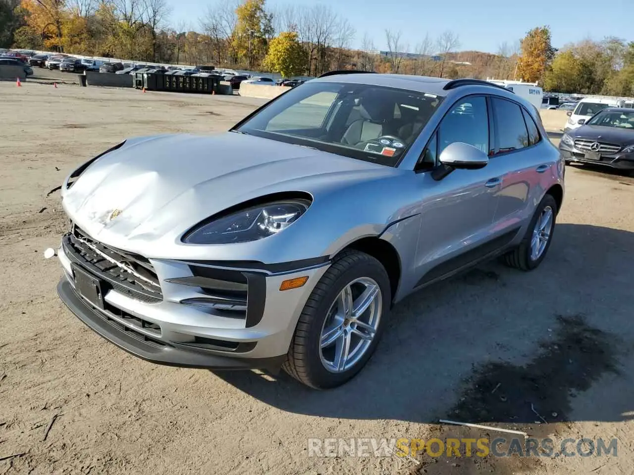 1 Photograph of a damaged car WP1AA2A52LLB14302 PORSCHE MACAN 2020