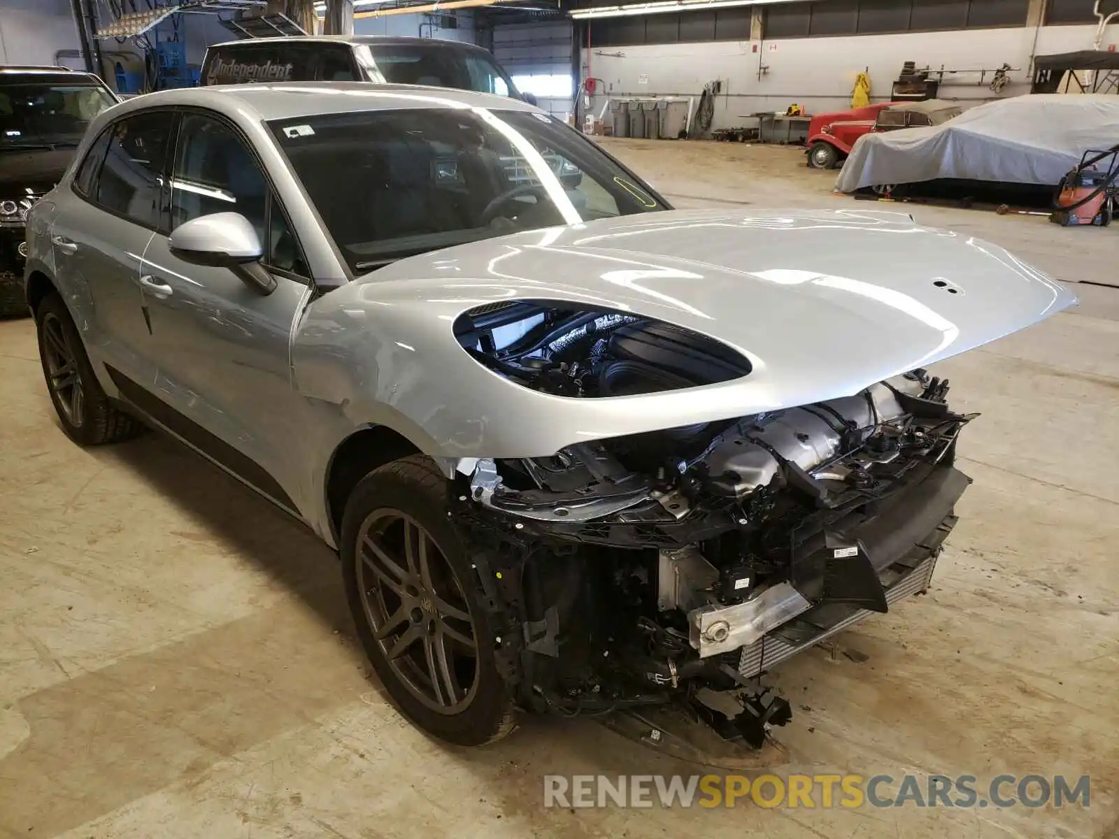 1 Photograph of a damaged car WP1AA2A52LLB14686 PORSCHE MACAN 2020