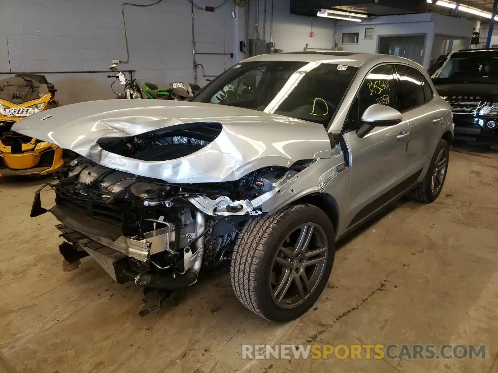 2 Photograph of a damaged car WP1AA2A52LLB14686 PORSCHE MACAN 2020