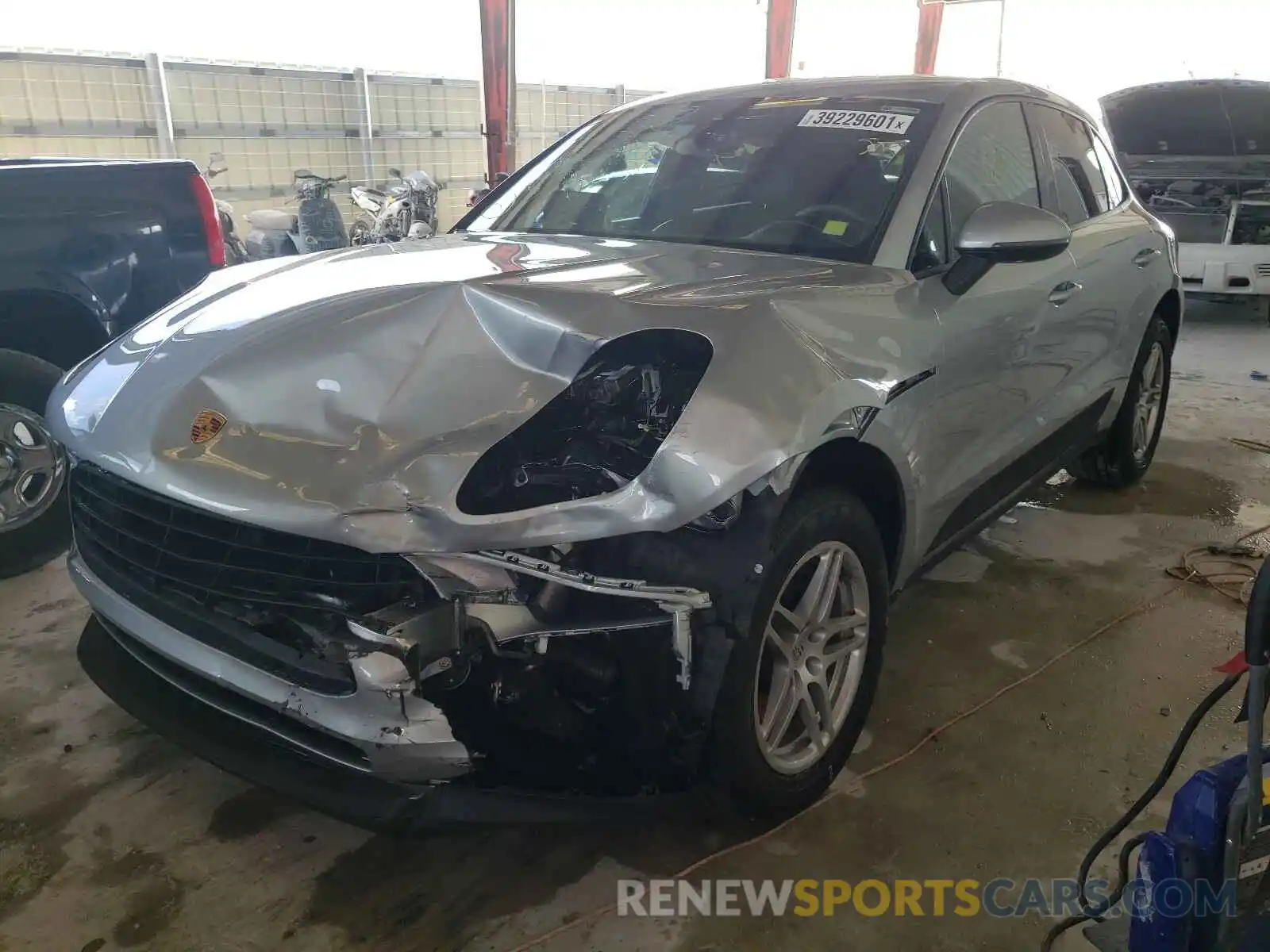 2 Photograph of a damaged car WP1AA2A53LLB10954 PORSCHE MACAN 2020