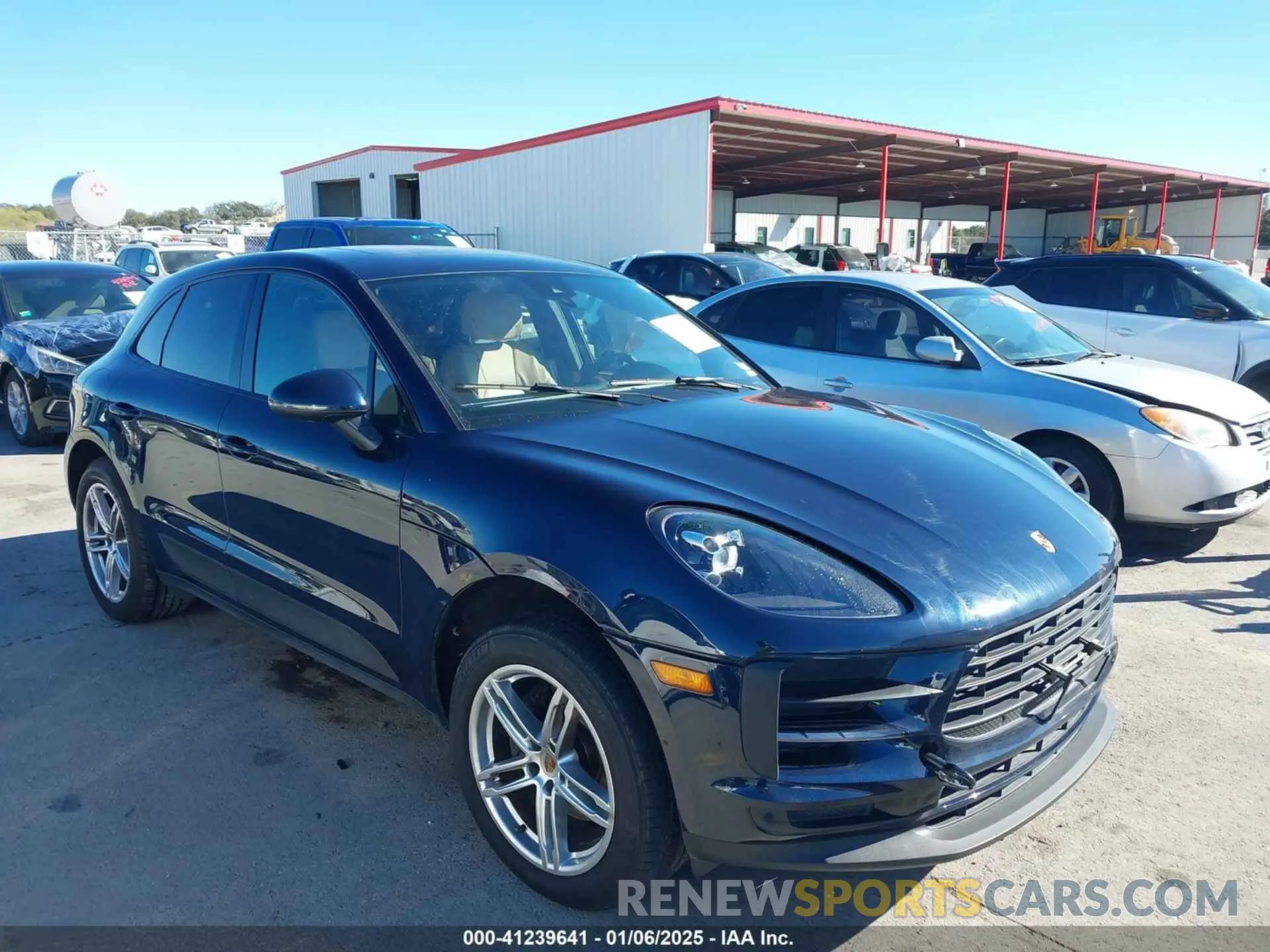 1 Photograph of a damaged car WP1AA2A54LLB05715 PORSCHE MACAN 2020