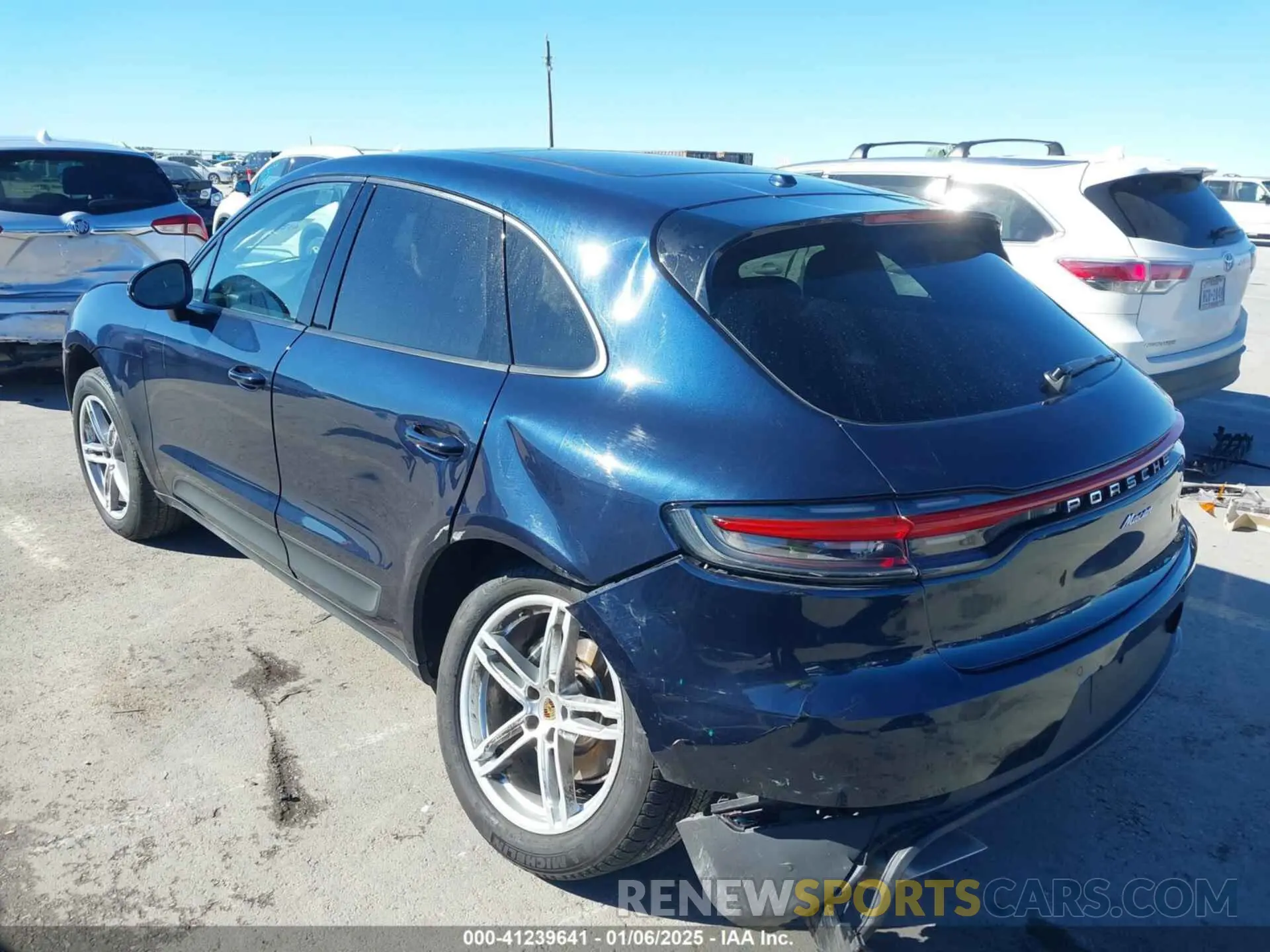 3 Photograph of a damaged car WP1AA2A54LLB05715 PORSCHE MACAN 2020