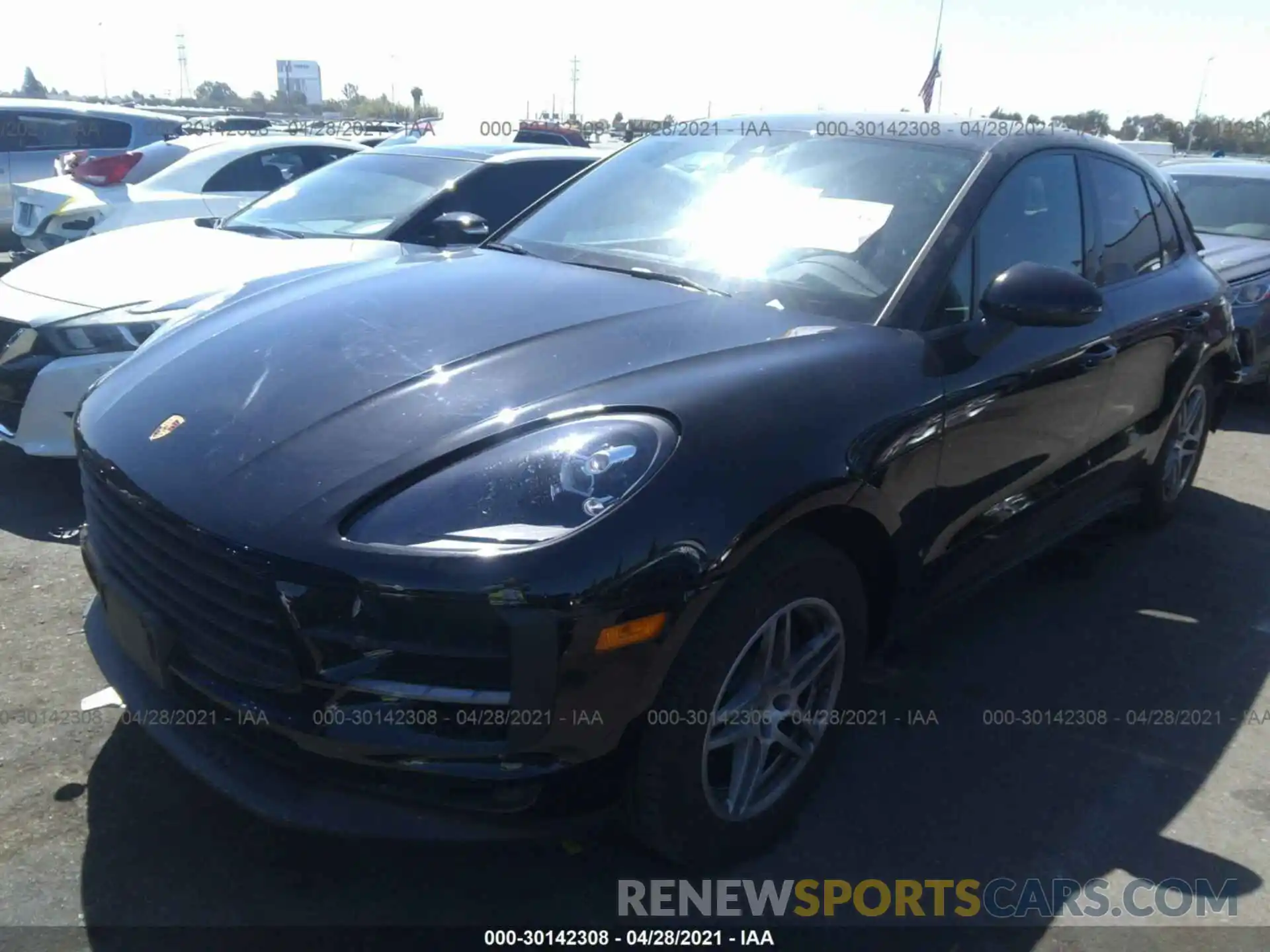 2 Photograph of a damaged car WP1AA2A55LLB10583 PORSCHE MACAN 2020