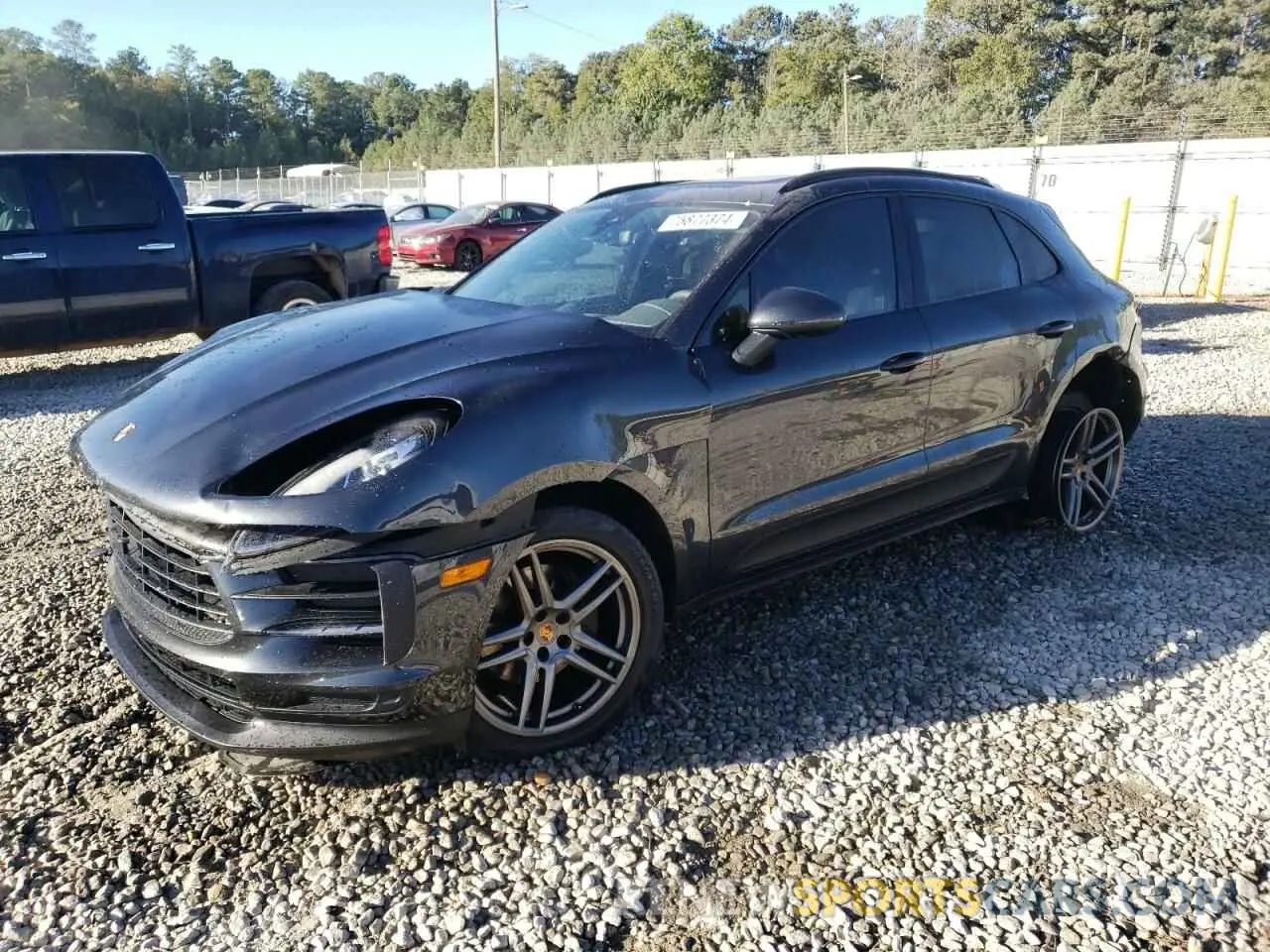 1 Photograph of a damaged car WP1AA2A57LLB07104 PORSCHE MACAN 2020