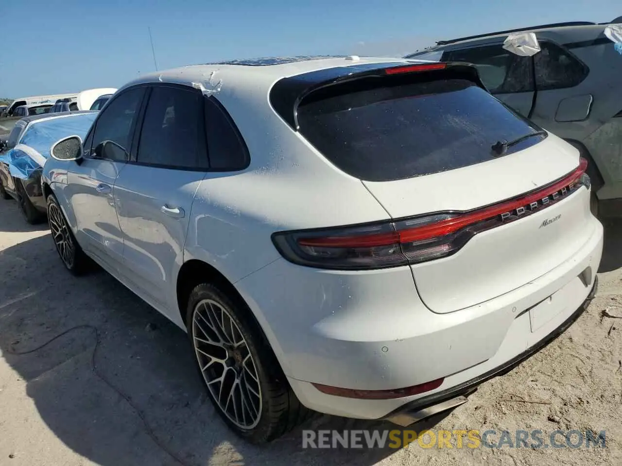 2 Photograph of a damaged car WP1AA2A58LLB01537 PORSCHE MACAN 2020