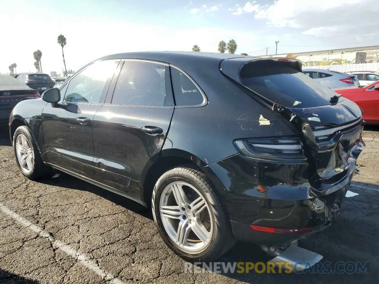 2 Photograph of a damaged car WP1AA2A59LLB00610 PORSCHE MACAN 2020