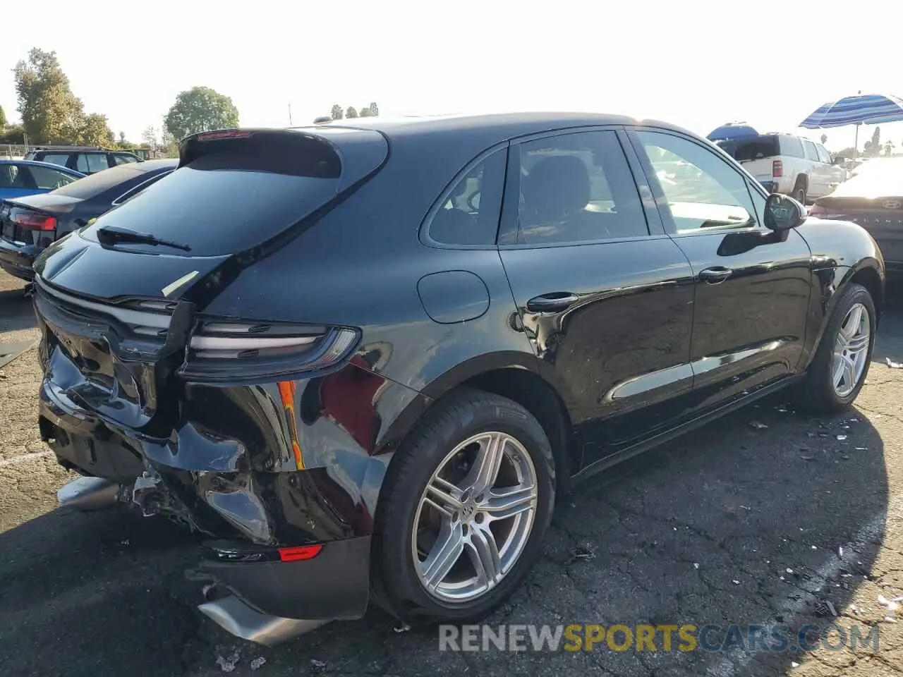 3 Photograph of a damaged car WP1AA2A59LLB00610 PORSCHE MACAN 2020
