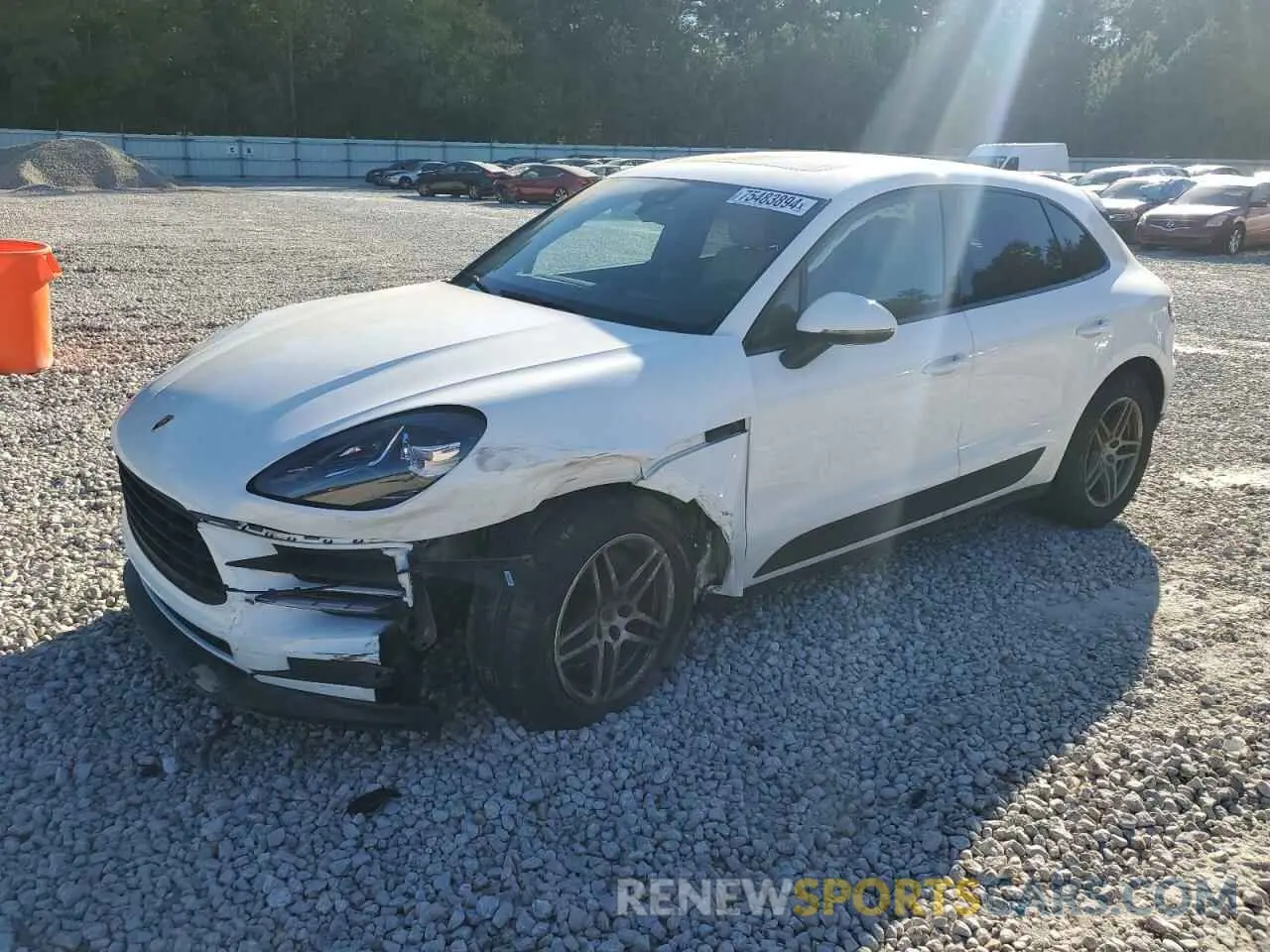 1 Photograph of a damaged car WP1AA2A59LLB10683 PORSCHE MACAN 2020