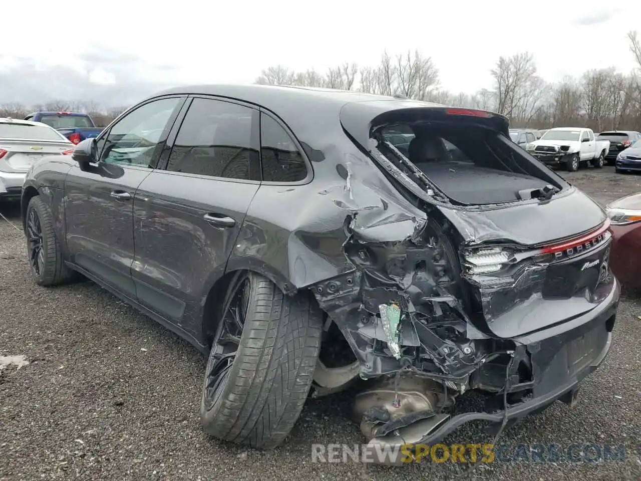 2 Photograph of a damaged car WP1AA2A59LLB14703 PORSCHE MACAN 2020