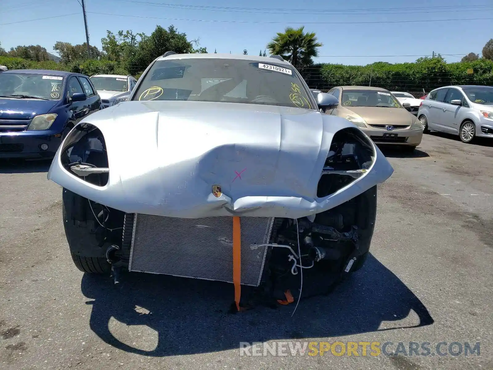 9 Photograph of a damaged car WP1AA2A5XLLB09316 PORSCHE MACAN 2020