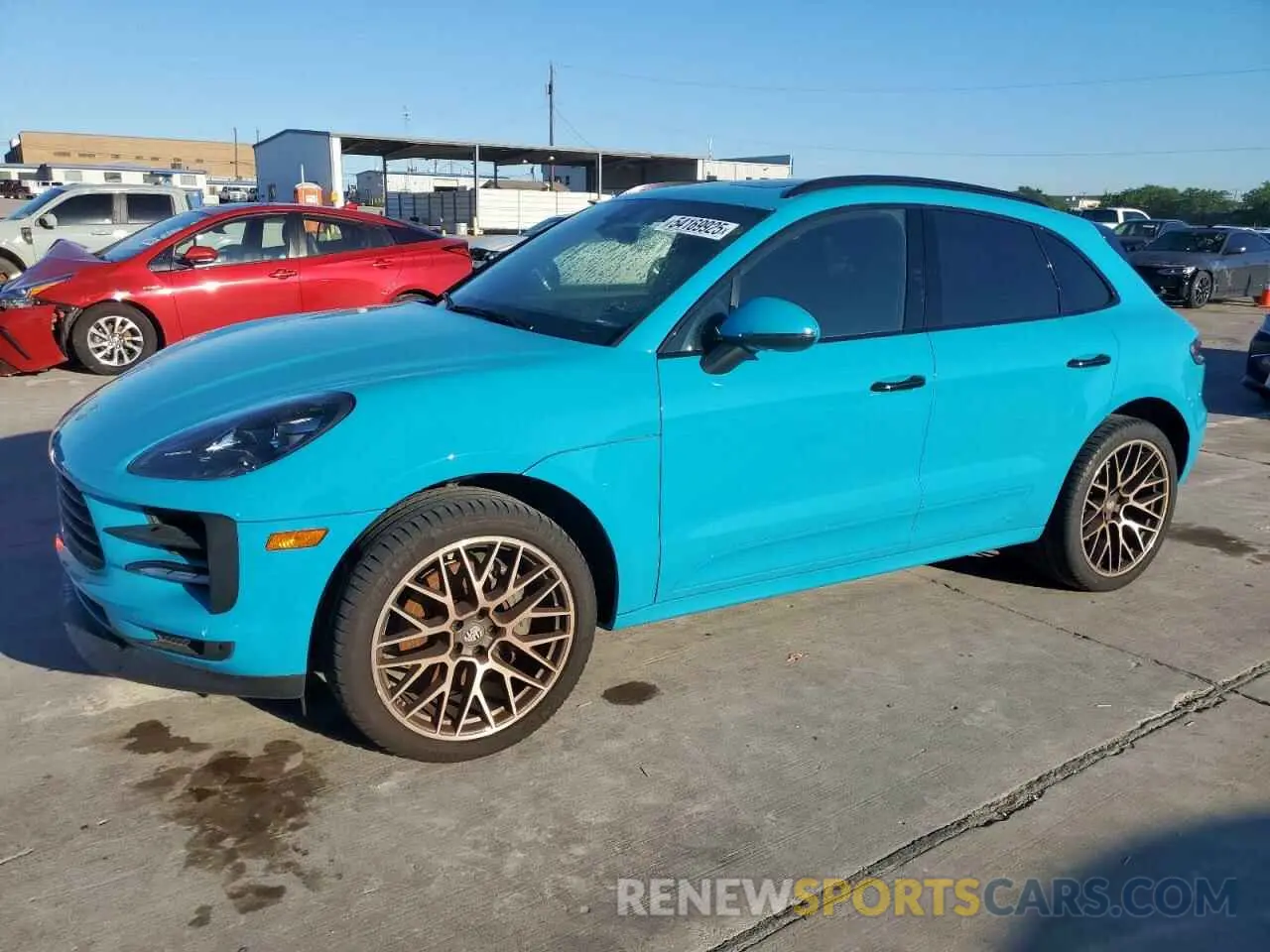 1 Photograph of a damaged car WP1AB2A50LLB35727 PORSCHE MACAN 2020