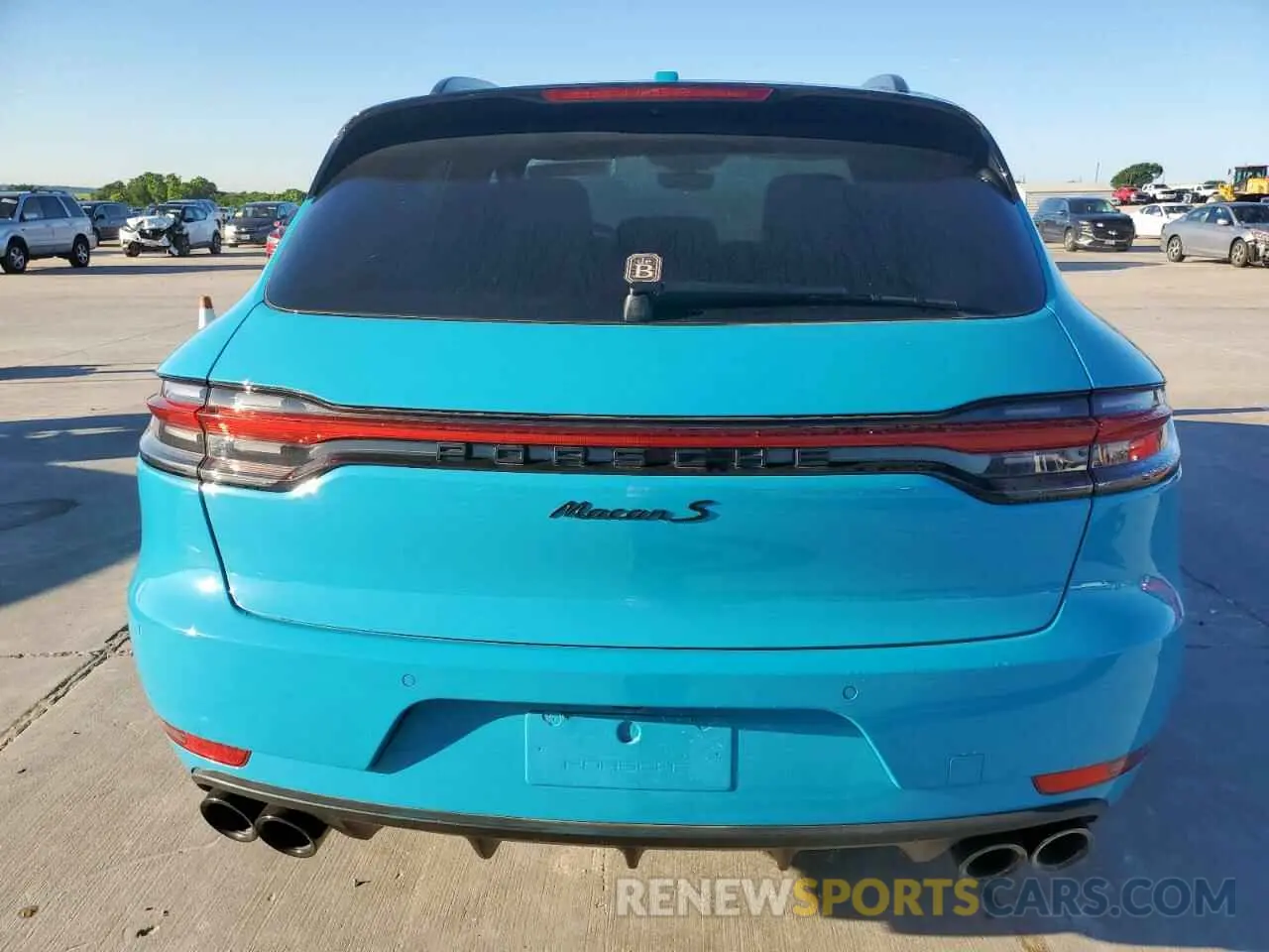 6 Photograph of a damaged car WP1AB2A50LLB35727 PORSCHE MACAN 2020