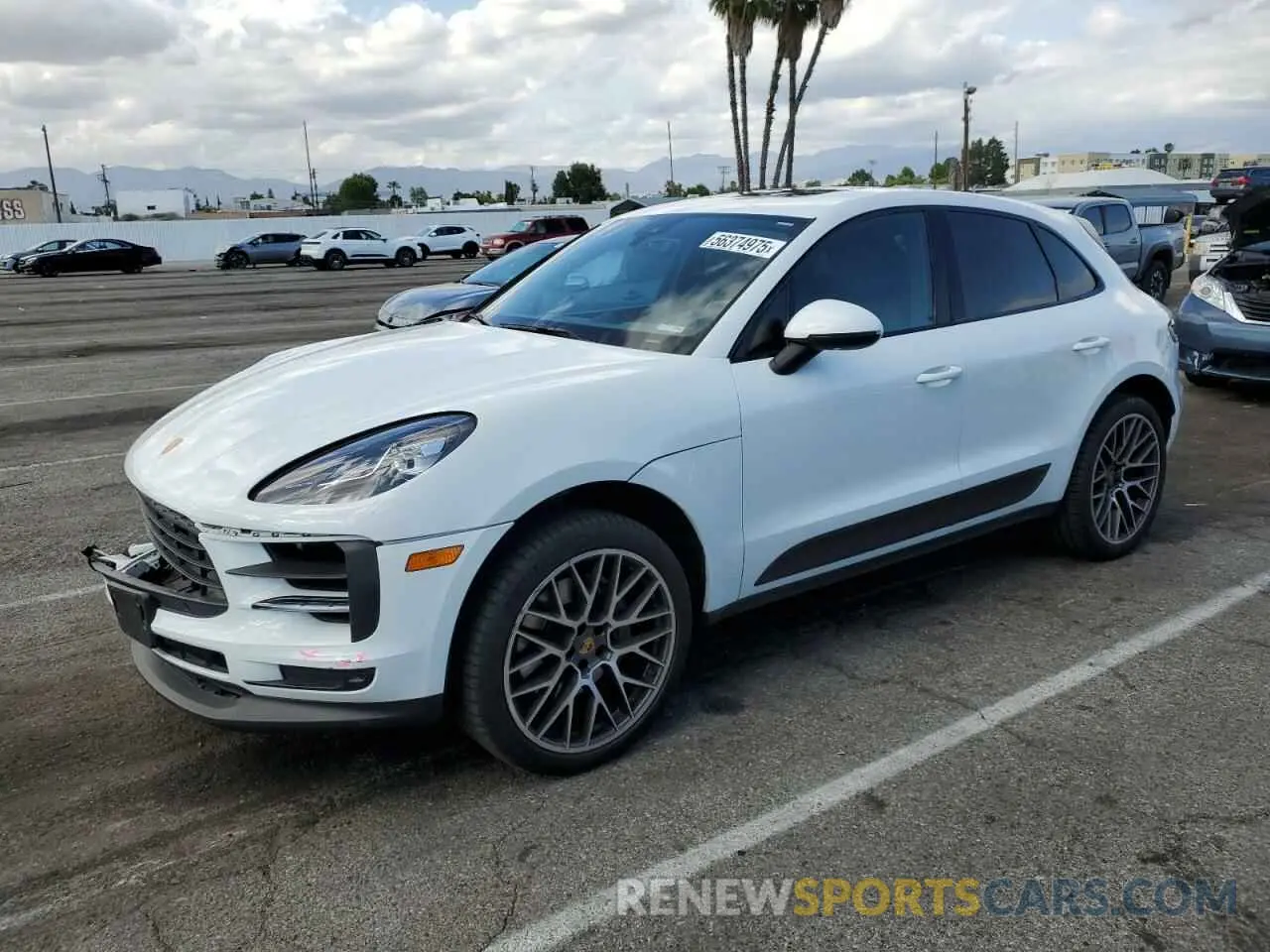 1 Photograph of a damaged car WP1AB2A50LLB38028 PORSCHE MACAN 2020